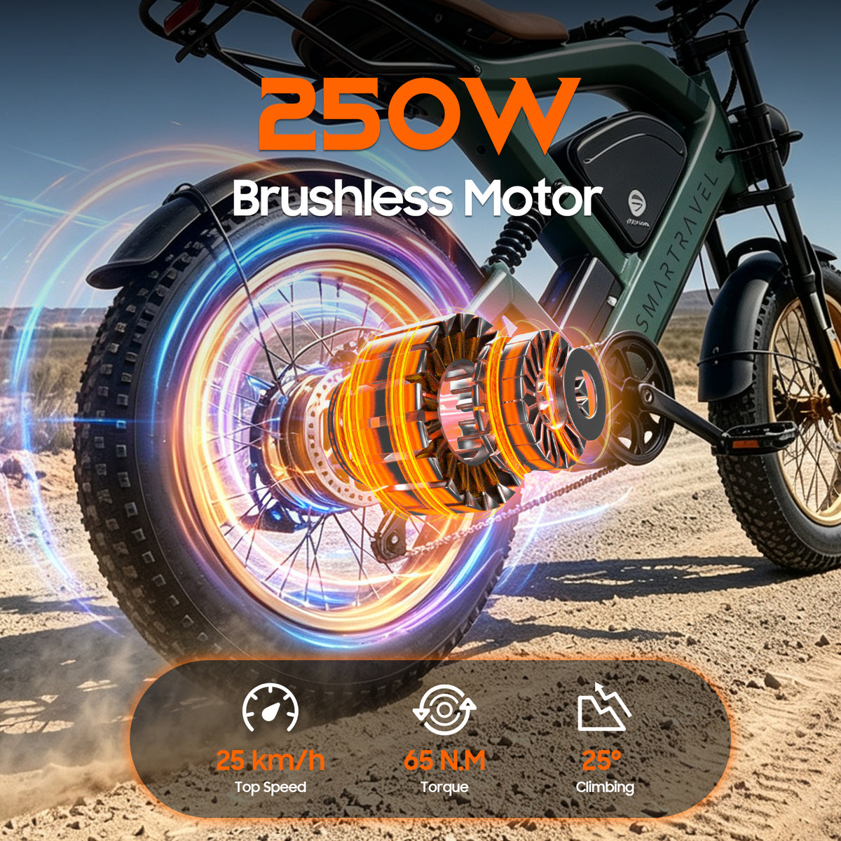 Veloflow ZM22 Single Motor Electric Bike