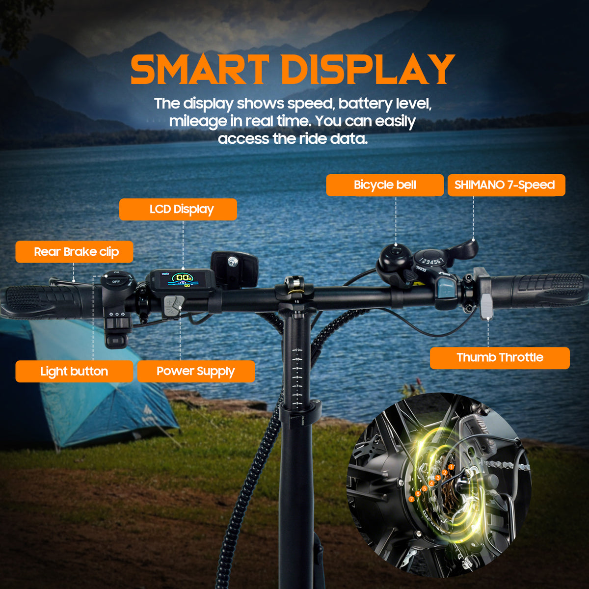 Veloflow M6 Folding E-Bike