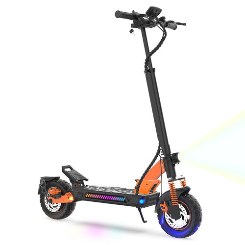 Veloflow E3S electric scooter with spring suspension